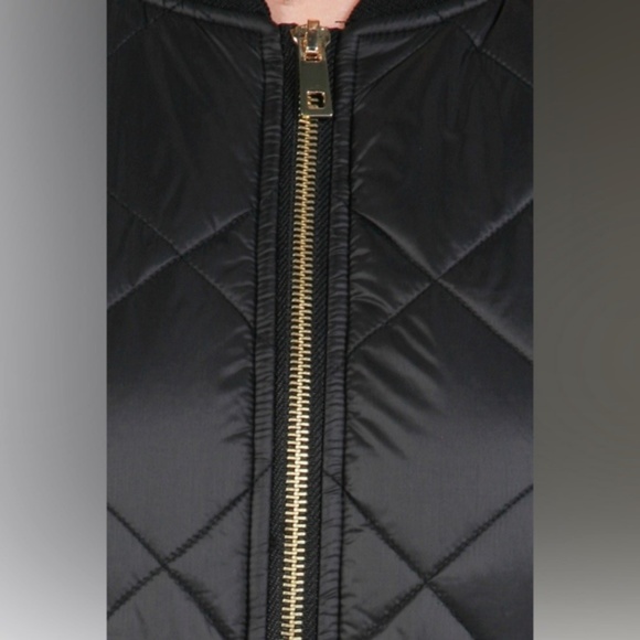 Rusted Pink Quilted Bomber Jacket - Picture 5 of 8